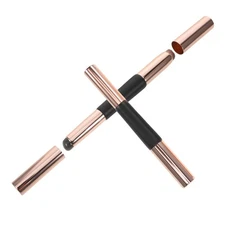  2PCS Silicone Lip Brush: Double Ended Makeup Applicator with Cap for Concealer