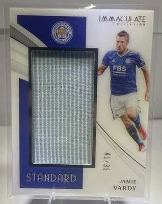 2021 Immaculate Jamie Vardy Standard Jumbo Patch /99 #IS-JVA