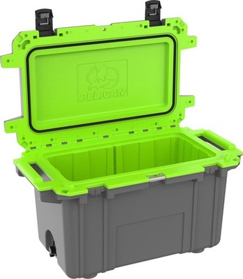 Pelican Products 70Q-1-DKGRYEGRN 70QT Elite Cooler - Dark Gray / Green