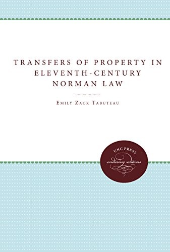Transfers of Property in Eleventh-Century Norma. Tabuteau<| - Image 2