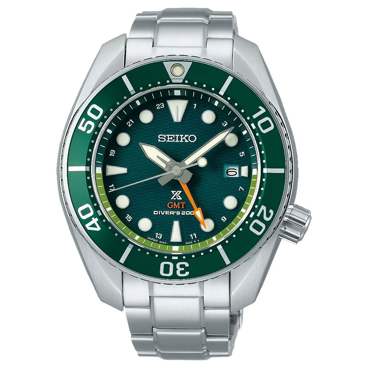 SEIKO Prospex SFK003J1 Sea SUMO Solar GMT Green Dial Men's Diver