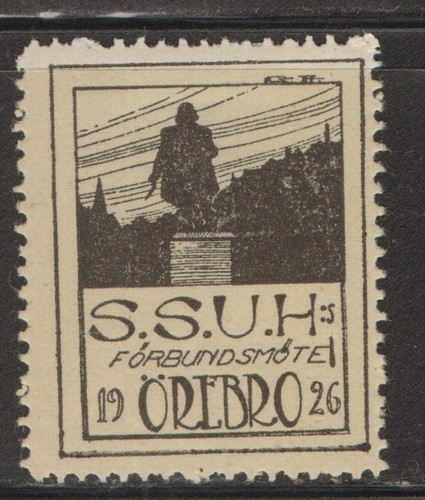 STAMPS LOCAL SWEDEN- SSUH Temperance Association meeting , Orebro 1926-**
