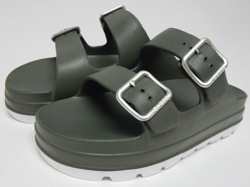 J/Slides Simply Size US 9 M Women's Adjustable EVA Platform Slide Sandals Khaki - Bild 5 von 11