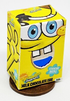 Puppenstube Ostereier Box leer Miniatur Maßstab 1:12 Süßigkeiten Sponge Bob Tumdee