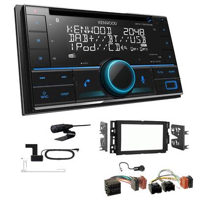 Kenwood DPX-7300DAB Autoradio Bluetooth für Chevrolet Equinox Facelift 2007-2009