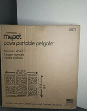 Mypet paws portable petgate. Standard Width.
