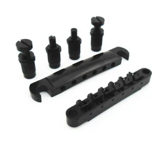 TUNE-O-MATIC GUITAR BRIDGE Tailpiece Hard LP SG MM Specs Black Gold Chrome