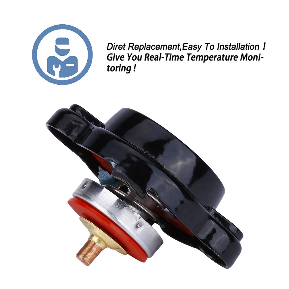 Tampa do radiador alta pressão ajuste para Honda Kawasaki Suzuki Yamaha motocicleta ATV - Imagem 3 de 4