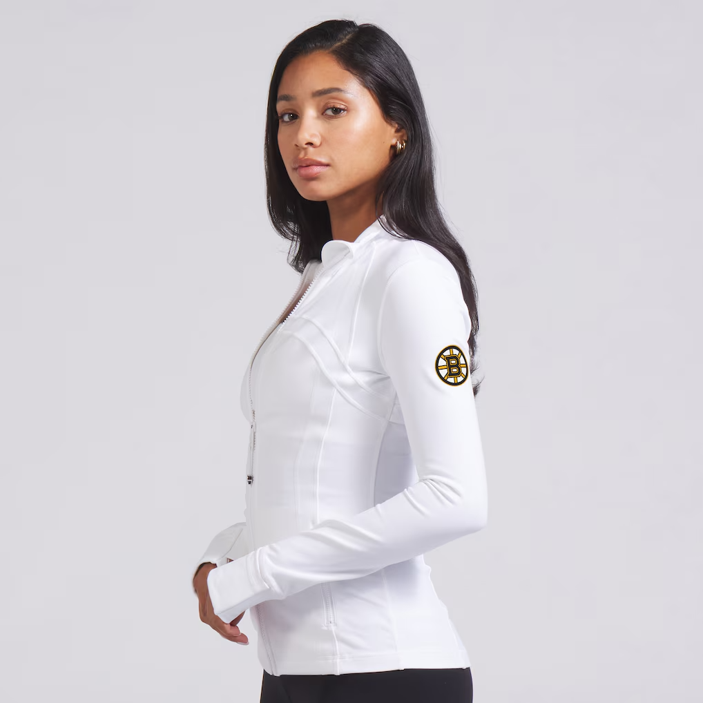Boston Bruins lululemon x NHL Womens Define Jacket Luon White NEW