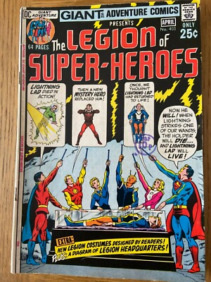 Adventure Comics ft the Legion of Super-Heroes #403 from April 1971 - Free Post