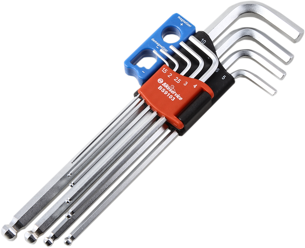②モンキー BIKESERVICE 9-Piece Magnetic Ball Point Hex Key BS9103 | eBay