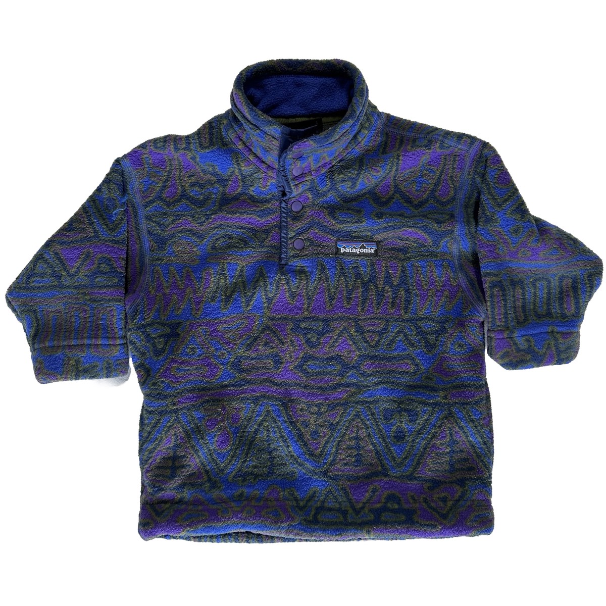 Vintage Patagonia Synchilla Snap T Switchback Tom Hanks Castaway