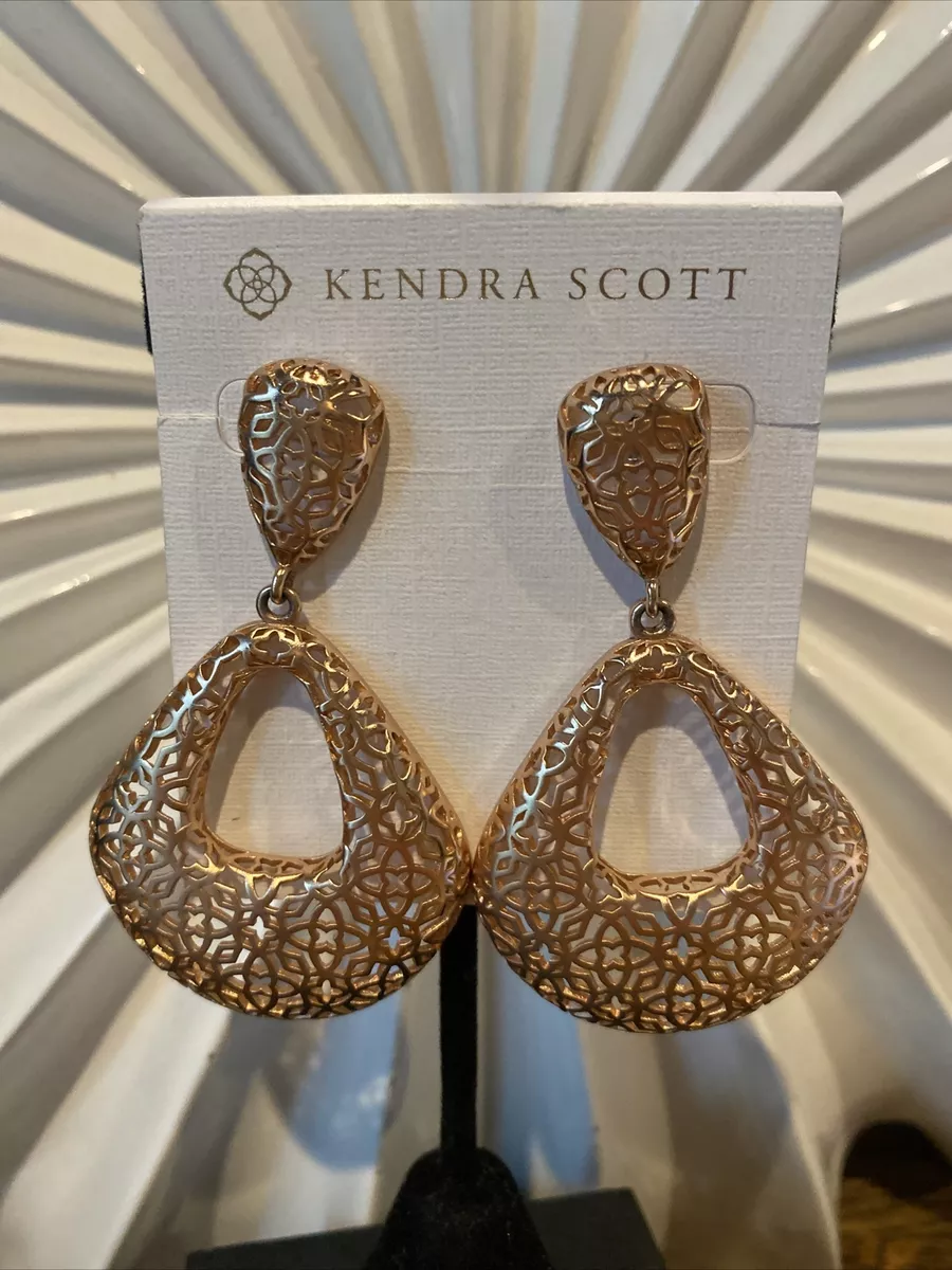 Kendra scott rose gold earrings shop