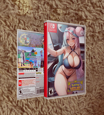 DOUBLE SIDED COVERS & CASE ONLY Poke Violet & Scarlet | Indigo DLC NO GAME