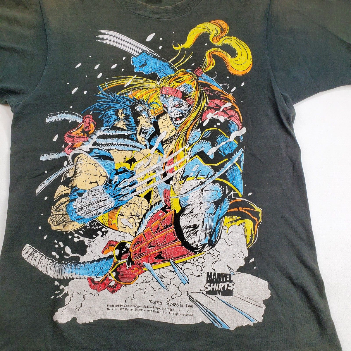 Vintage 1992 Marvel Comic Images Wolverine vs Omega-Red T Vintage 1992 Marvel Comic Images Wolverine vs Omega-Red T