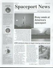 RARE AUG 29 1997 NASA SPACEPORT NEWS SHUTTLE VOL 36, NO.7 VERY GOOD CONDITION