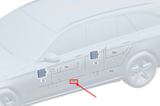 Porte avant et accessoires Mercedes 206