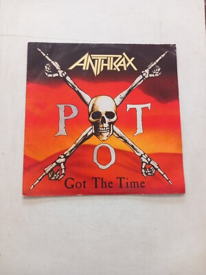 Anthrax Got The Time Ltd Edition Poster 12 Inch Vinyl Island Records 