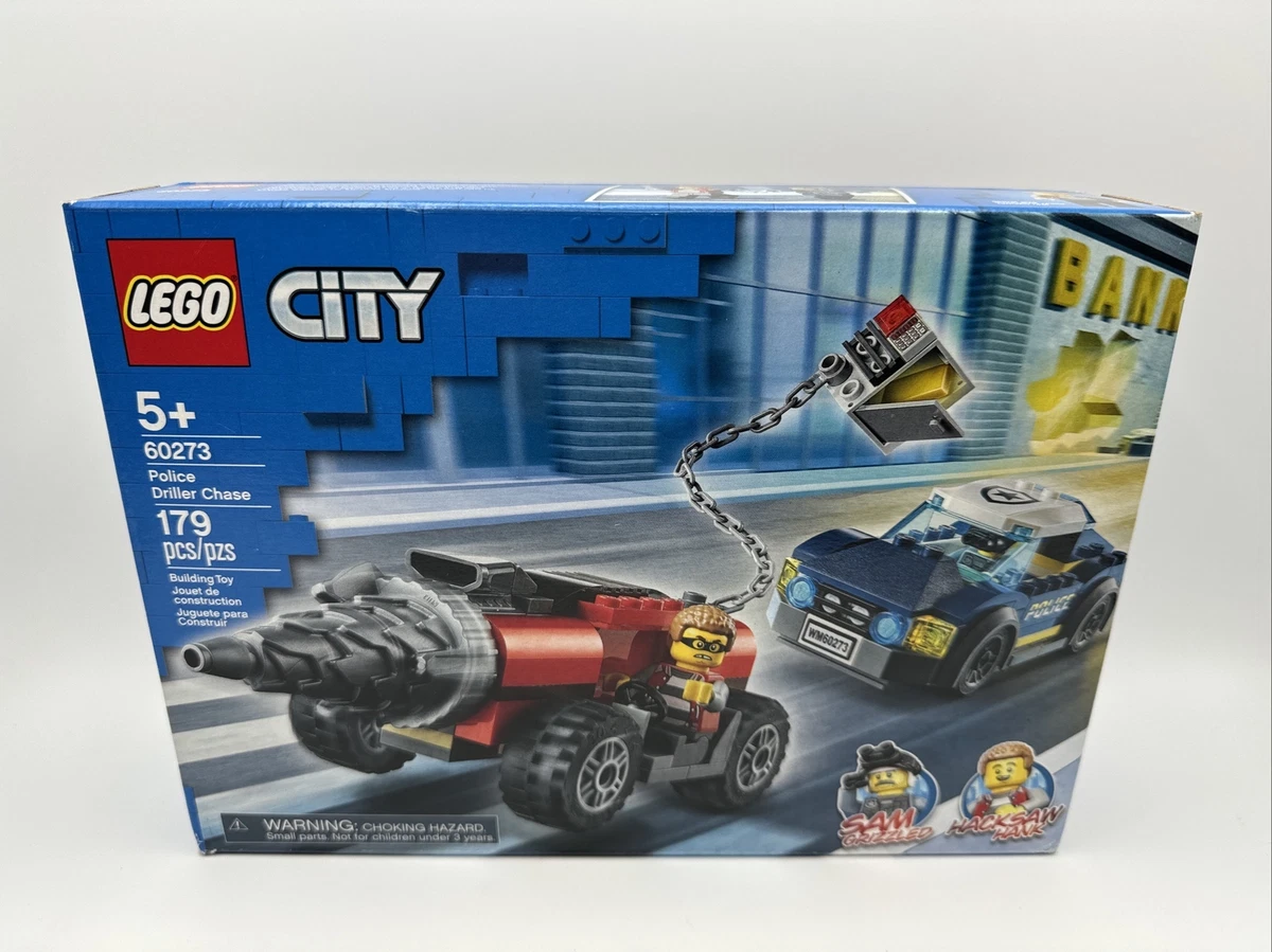 Lego police driller chase sale