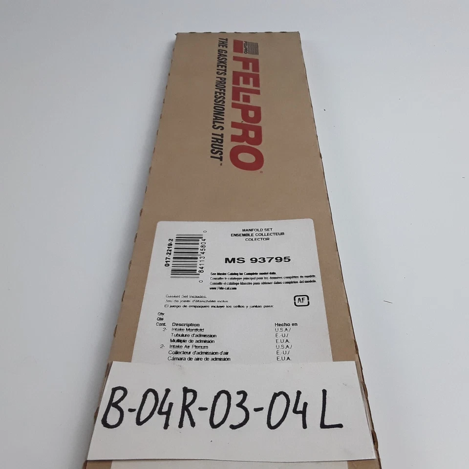 Engine Intake Manifold Gasket Set Fits Chrysler Dynasty ,Dodge Spirit ,Plymouth - Image 4 of 4