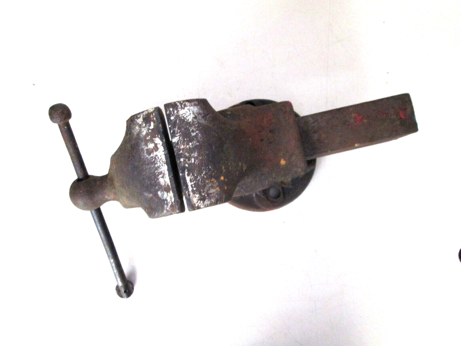 Étau Vintage Britman Electric Rock Island #574 – Acier – Base Pivotante – USA