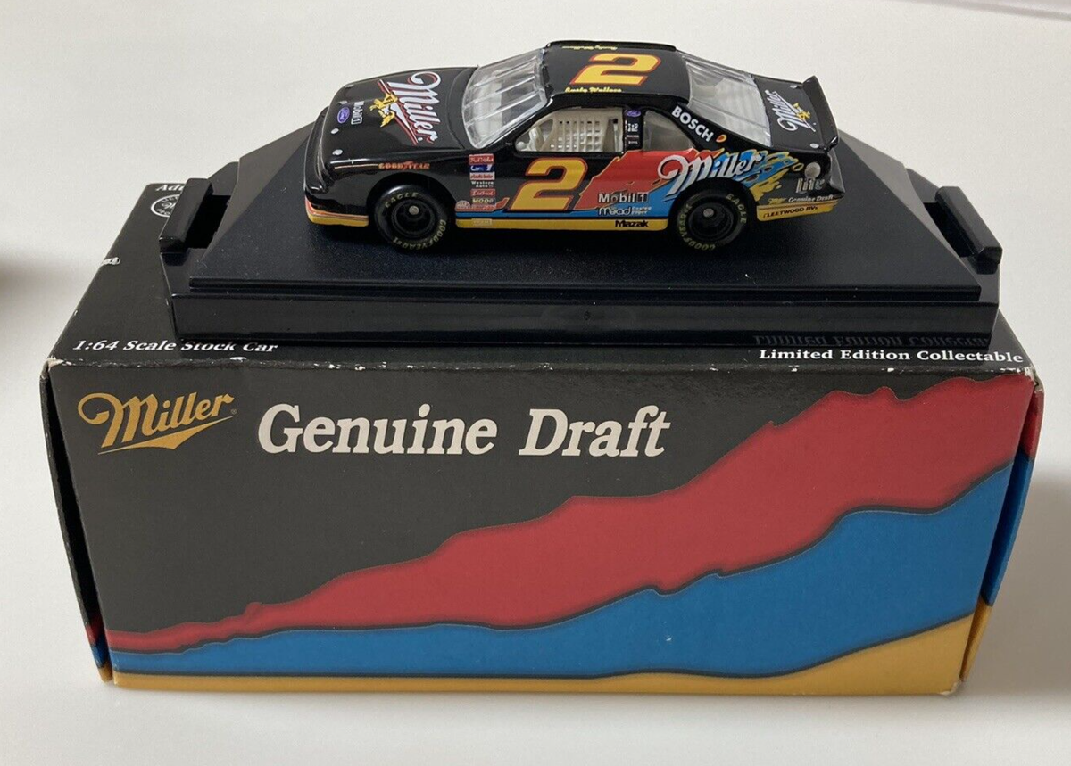 Miller Diecast Stock Car #2 Rusty Wallace Miller Genuine Draft +