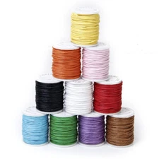 10 Rolls Knitting Yarn cording knitting 1mm Waxed Nylon Hand