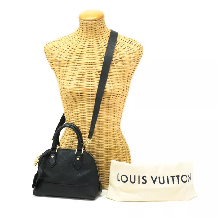 LOUIS VUITTON Neo Alma BB Monogram Empreinte M44829 Noir Black