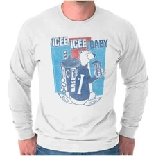 Vanilla Icee Baby Polar Bear Vintage Logo Long Sleeve Tshirt Tee for Adults