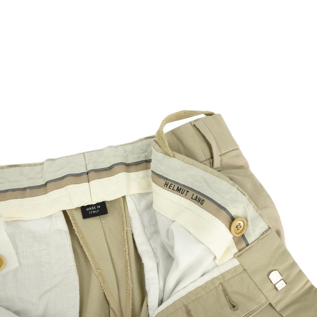 HELMUT LANG 46 (EU) 30 x 28 (US) Khaki Casual Pants Trousers Beige