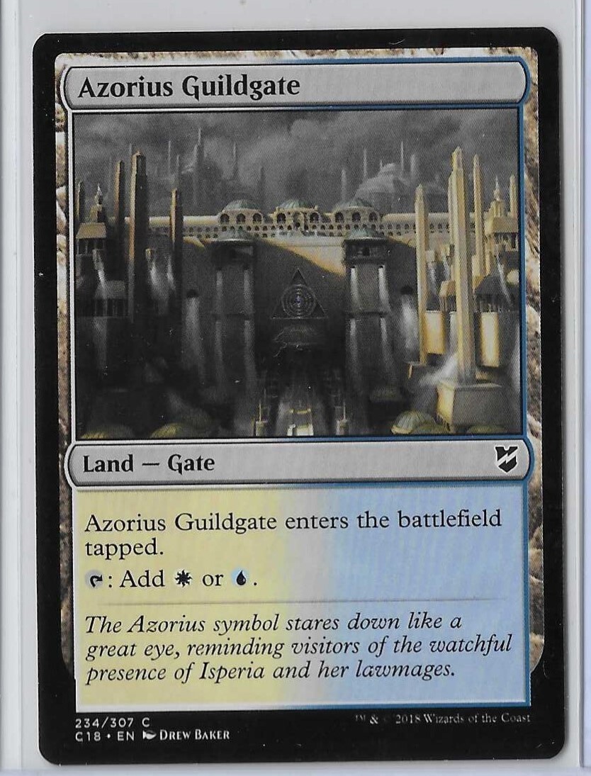 MTG Azorius Guildgate Commander 2018 (C18) Common Magic Card #234/307 Unplayed