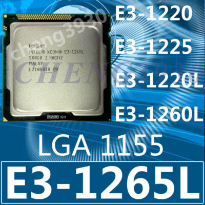 Intel Xeon E3-1220 E3-1225 E3-1220L E3-1260L E3-1265L LGA1155 CPU Processor