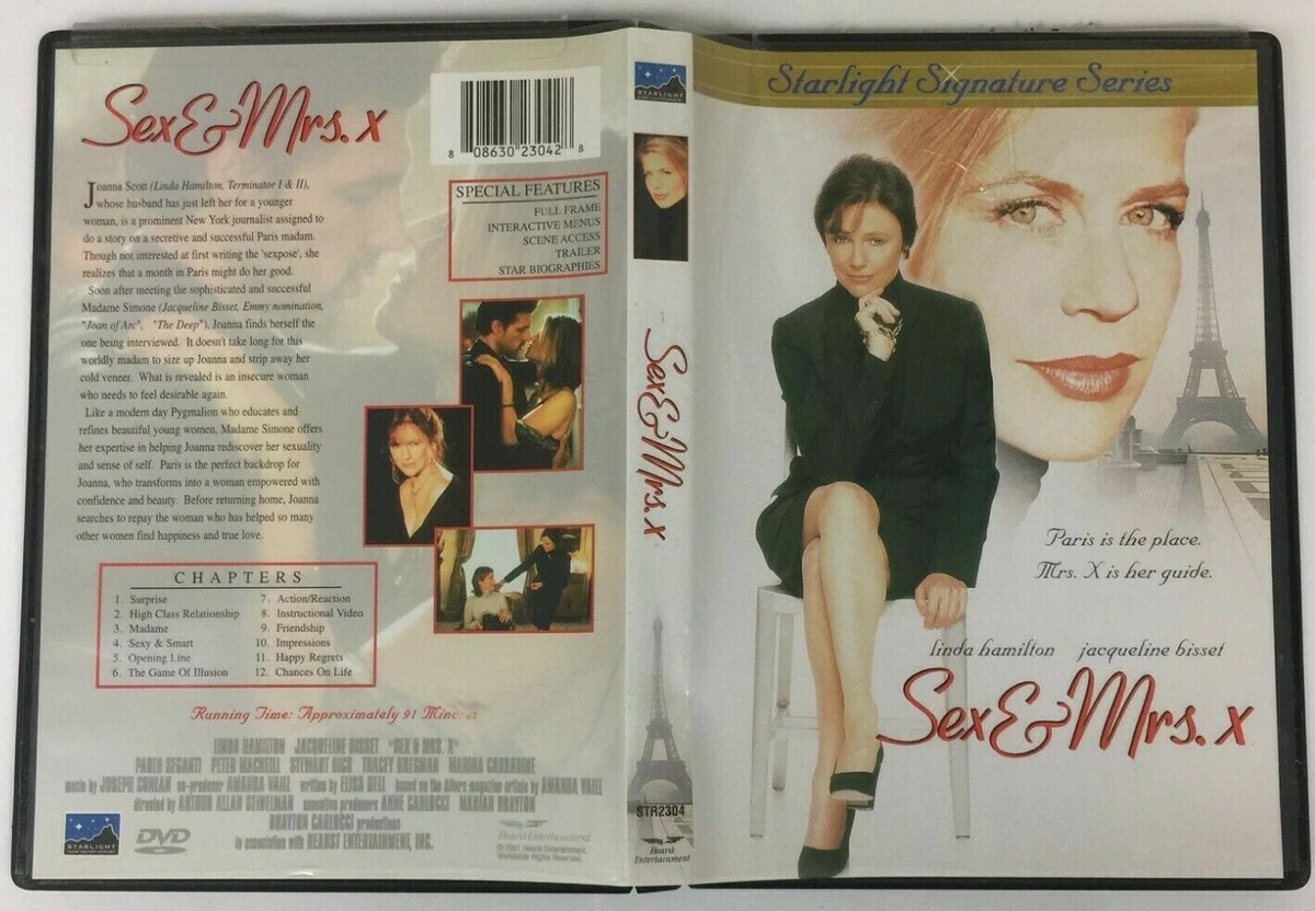 Jacqueline Hot Fucking Video - SEX & MRS X Linda Hamilton DVD Jacqueline Bissel 2000Paris Sexpose Very  Good! 808630230428 | eBay