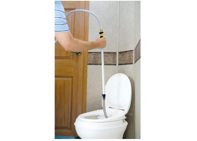 Camco RV Tank Clean Out Water Flush Jet Sewer Black Travel Trailer