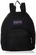 JanSport Half Pint Black Mini Backpack, 10.2 L