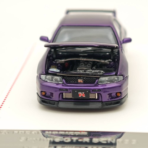 1/64 FH Skyline GTR R33 BCNR33 Racing Sport Purple Diecast Models Car Collection - Picture 5 of 8