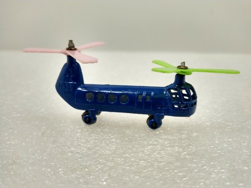 Vtg Marx Linemar Elegant Miniatures Die Cast Toy Helicopter N-35 1950s