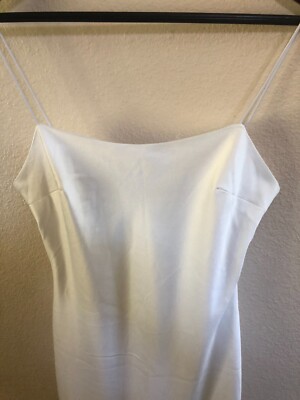 Miss Selfridge White Dress Spaghettis Strap Cocktail/Party Faux