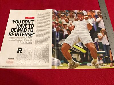 Tennis Great Rafael Nadal 4-page 2011 Print Article