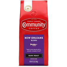 Community Coffee New Orleans Blend, Special Dark Roast Ground Coffee, 12 Ounce B