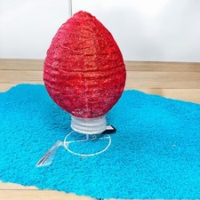 Mr. Christmas JUMBO 20" OVERSIZED CHRISTMAS Bulb Red LIGHT With Stand Open Box