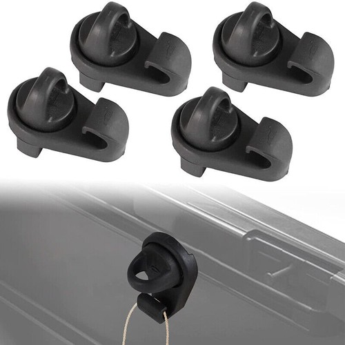4Pcs Truck Bed Tie Down Hooks Deck Rail for 20052022 2023 Toyota