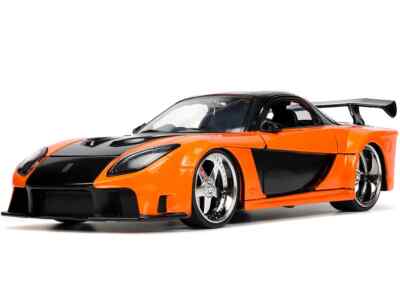 1995 MAZDA RX-7 ORANGE & HAN FIGURE 