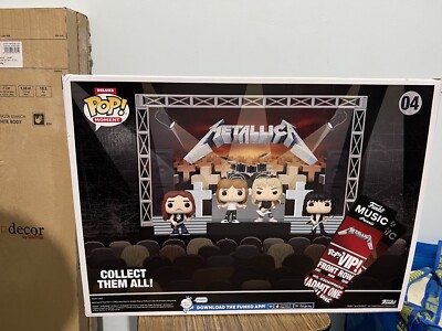 Funko Pop Moment Deluxe Metallica Máster Of Puppets Tour 1986
