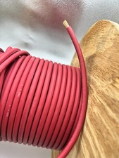 Red 4 gauge AWG industrial flexible welding / battery cable