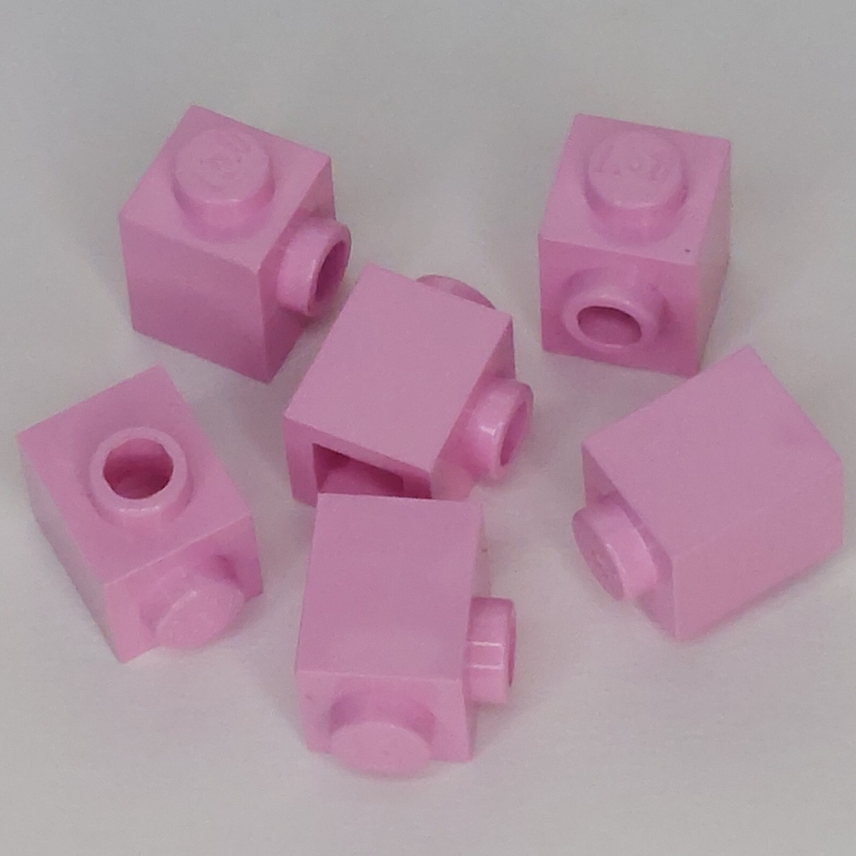 Lego Bright Pink Brick Modified 1 X 1 With Stud On Side 87087 | eBay