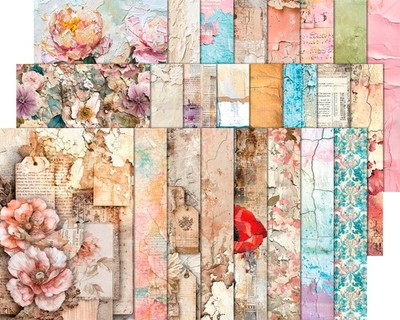 Ciao Bella Ostern Tissue Papier Set Wild Blossom A5 40 g 24 Blätter