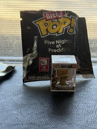 Funko - Bitty Pop - Gold Nightmare Freddy Mini 111 Five Nights - The Chase