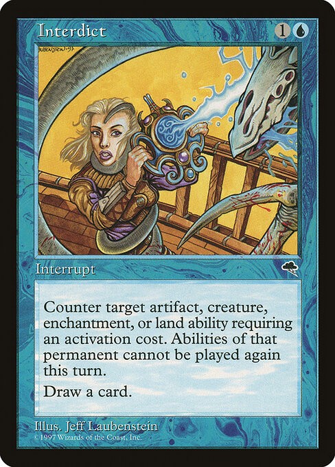 Interdict NonFoil Tempest 69 NM MTG