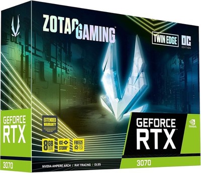 ZOTAC GAMING GeForce RTX 3070 Twin Edge 8GB Graphics Card (ZT